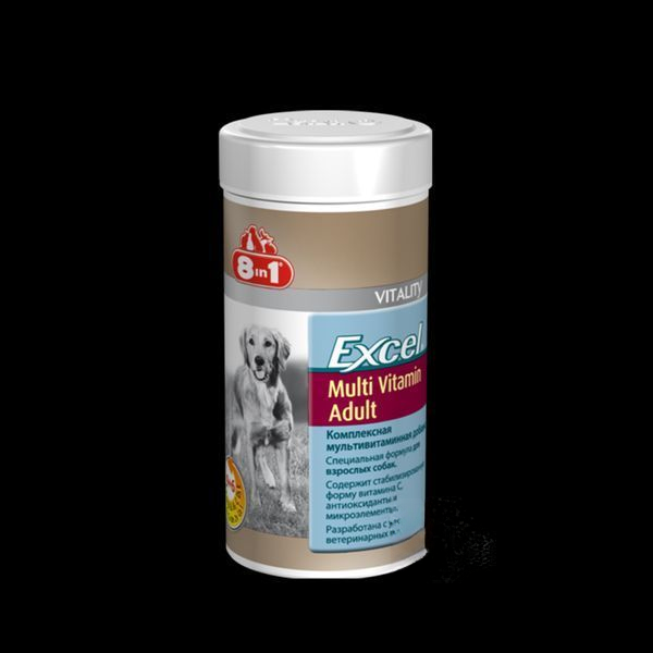 Вітаміни 8in1 Excel Multi Vitamin Adult для дорослих собак, мультивітамін, 70 шт