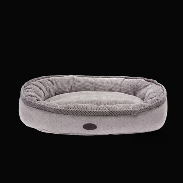 Овальный лежак Donut Gray L 90х70cm