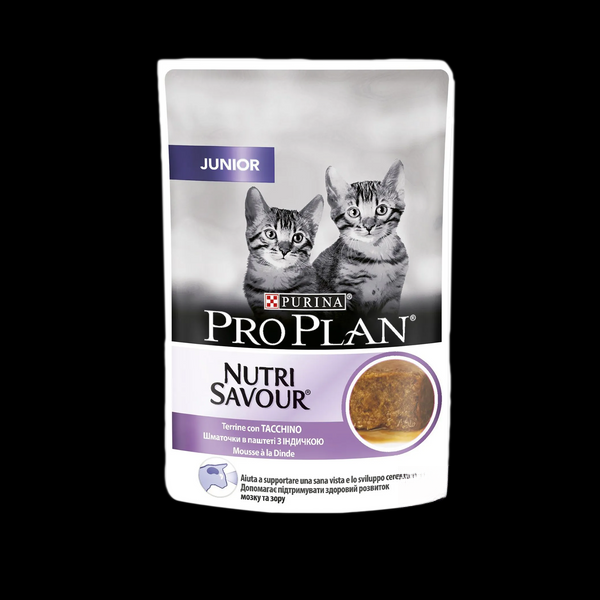 Purina Pro Plan Kitten Nutrisavour Шматочки з індичкою для кошенят