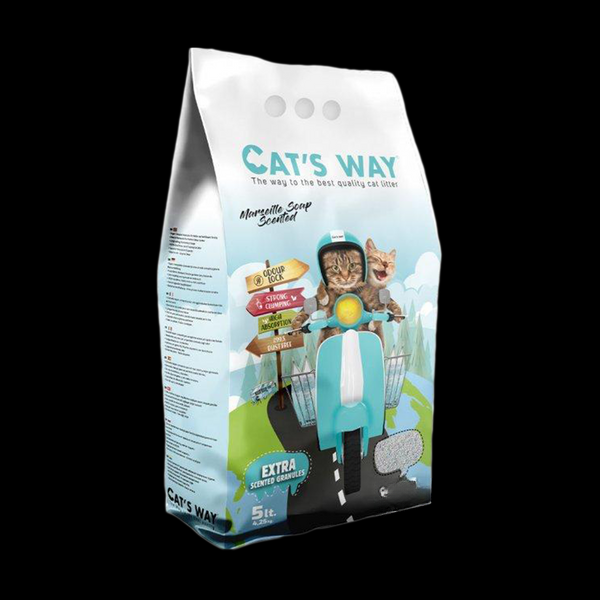 Cats Way Marseille Soa - грудкуючий наповнювач з ароматом марсельського мила