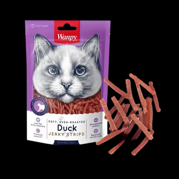 Wanpy Soft Duck Jerky Strips Смужки м'якого качиного філе для котів