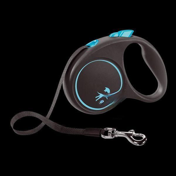 Рулетка BLACK DESIGN L 5м/50кг (стрічка) блакитна