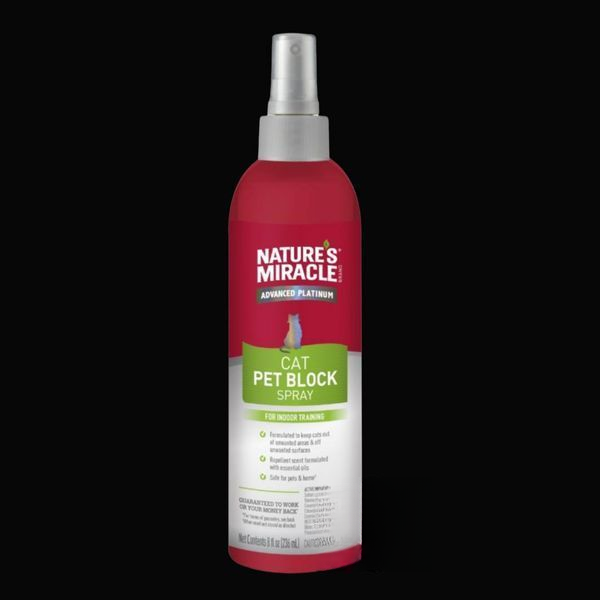 Спрей-відлякувач 8in1 NM JFC Pet Block Cat Repellent Spray для котів, 236 мл
