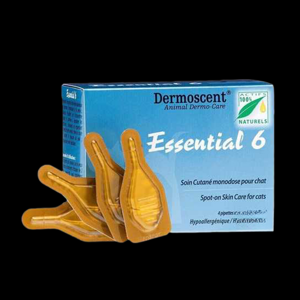 Dermoscent ESSENTIAL-6 Spot-On Skin Care - краплі на холку для відновлення шкіри для котів
