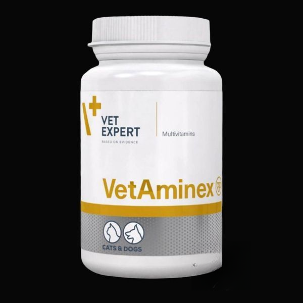 Vet Expert VetAminex Комплекс вітамінів і мінералів для котів і собак, 60 капс.