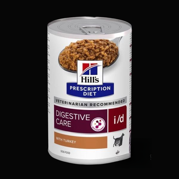 Hill’s PRESCRIPTION DIET i/d Digestive Care Вологий корм для собак догляд за травленням, з індичкою, консерва, 360 г