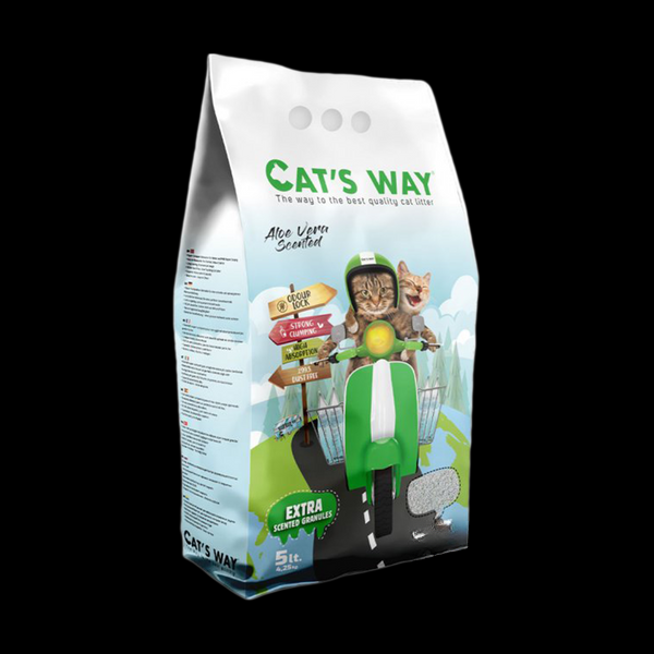 Cats Way Aloe Vera - грудкуючий наповнювач з ароматом алое