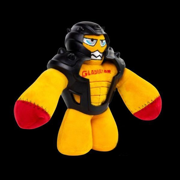 Іграшка для собак Гладіатор у гумовому шоломі GiGwi Gladiator, текстиль, гума, 21 см