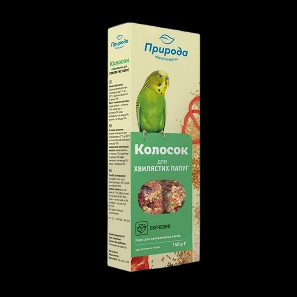 Колосок Природа для папуг овочевий 140 г