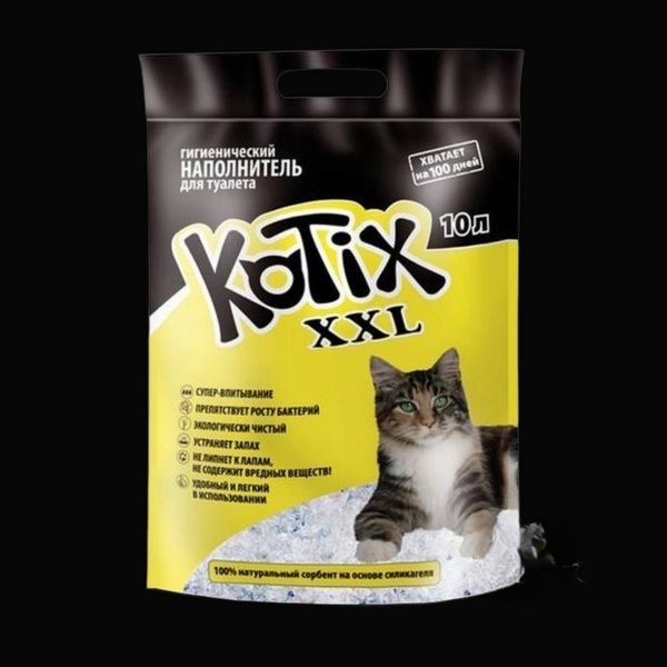 Kotix Силікагелевий наповнювач для котячого туалету 10л