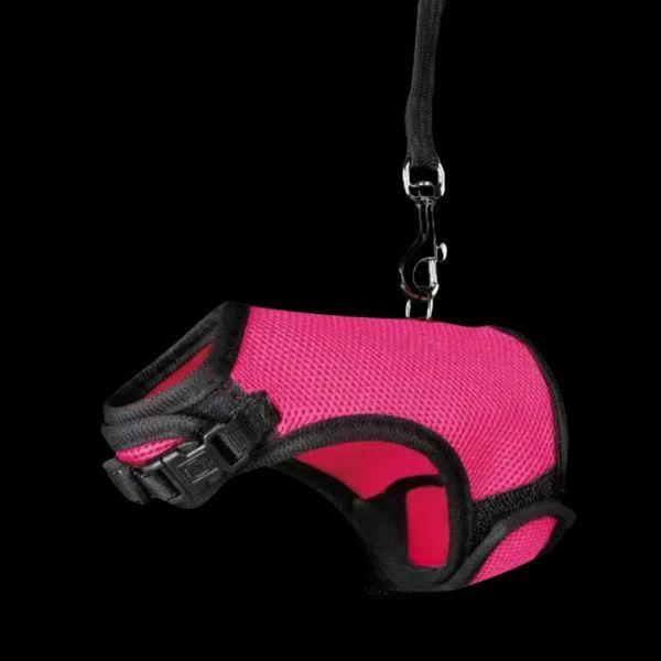 Шлейка з повідцем Trixie Soft для морської свинки, нейлон, 18-25 см (кольори в асортименті)