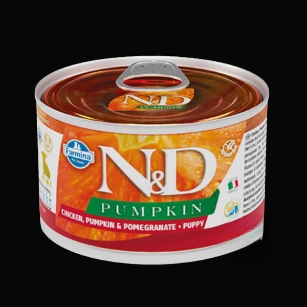 Farmina dog N&D CHICKEN, PUMPKIN & POMEGRANATE PUPPY MINI WET FOOD 140г
