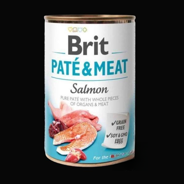 Brit Care Pate & Meat для собак, з лососем, 400 г