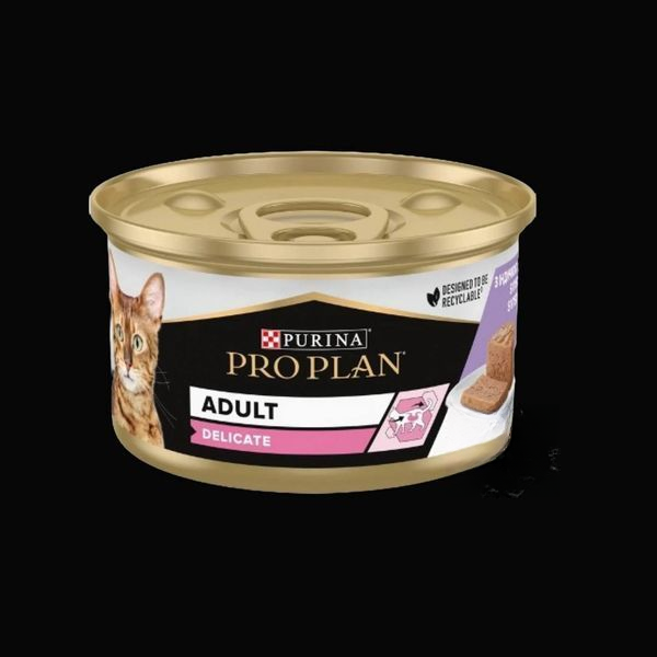 Purina Pro Plan Delicate Паштет з індичкою для котів з чутливим травленням 85г