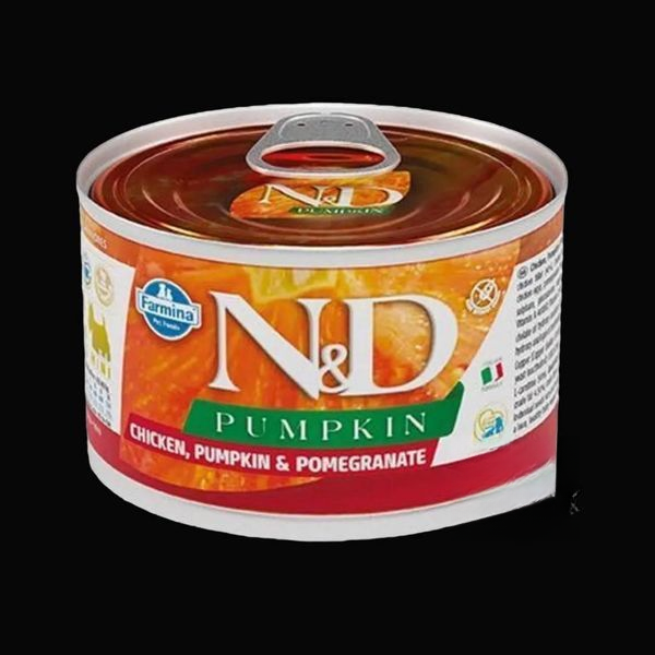 Farmina dog N&D CHICKEN, PUMPKIN & POMEGRANATE ADULT MINI WET FOOD 140г