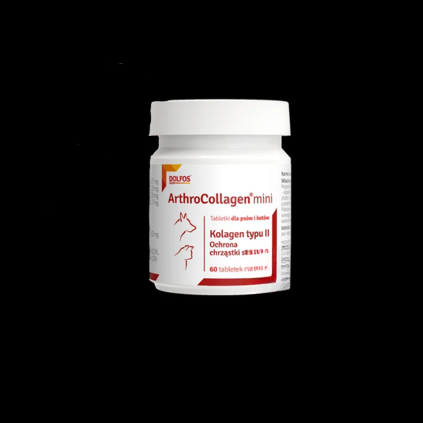 Dolfos (Дольфос) ArthroCollagen mini добавка для зміцнення суглобового хряща собак і котів, 60 табл.