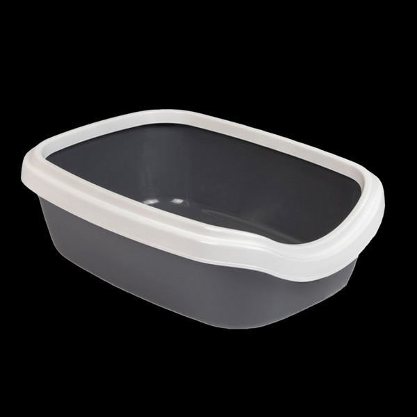 Туалет Природа «Comfort M» для котів, 41х30х13,5 см Лайм