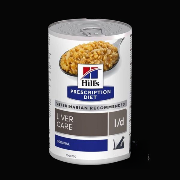 Hill’s PRESCRIPTION DIET l/d Liver Care вологий корм для собак підтримання функції печінки, консерва, 370 г