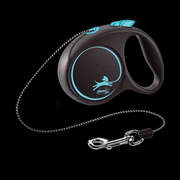 Рулетка BLACK DESIGN XS 3м/8кг (трос) блакитний