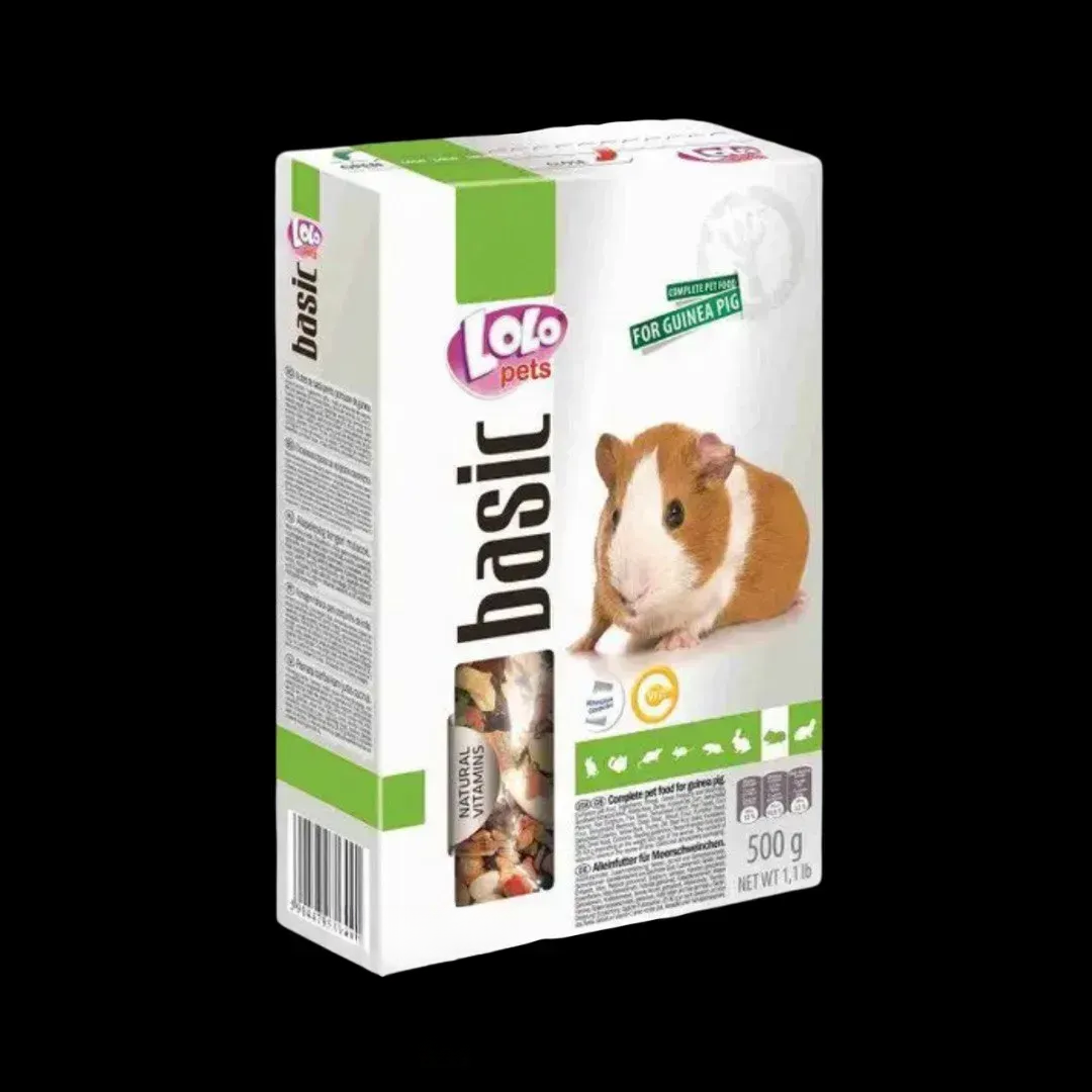 LoLo Pets basic for GUINEA PIG Повнораціонний корм для морської свинки 500г