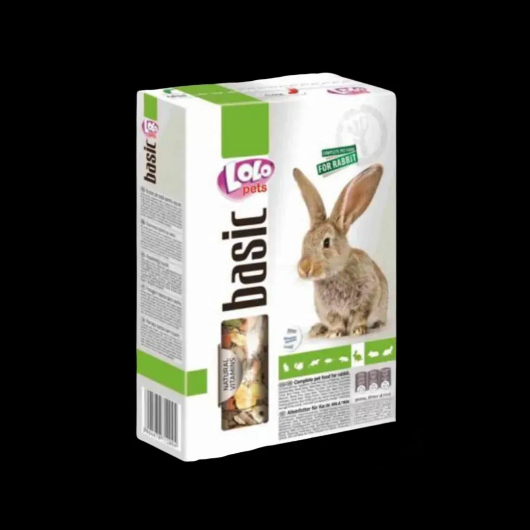 LoLo Pets basic for RABBIT Повнораціонний корм для кроликів 500г