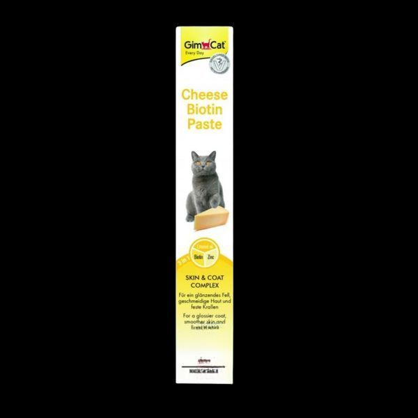 Паста для котів GimCat Cheese Biotin Paste cирна з біотином, 100 г