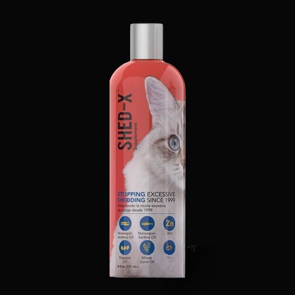 SynergyLabs Shed-X Cat ШЕД-ІКС КЕТ добавка для шерсті котів проти линьки 237мл