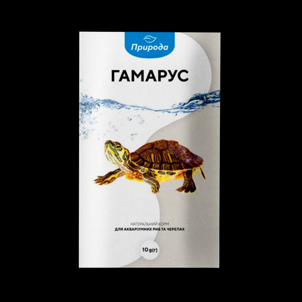 Корм Природа «Гамарус» для риб та черепах, 10 г