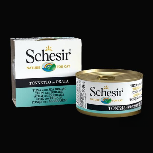 Schesir Tuna with Dorada тунець з дорадо, в желе - банка 85г