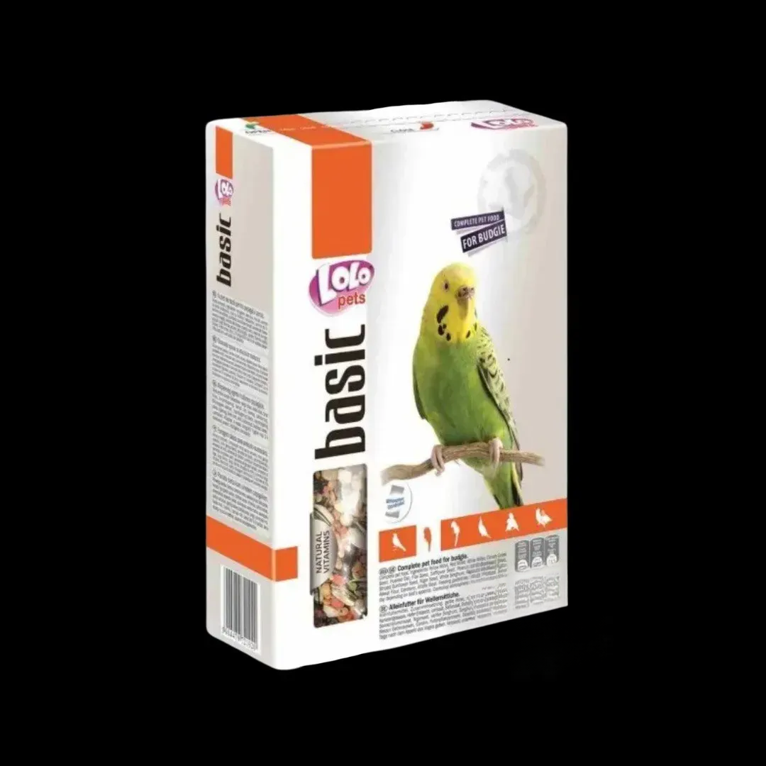LoLo Pets basic for BUDGIE Повнораціонний корм для хвилястих папуг 500г