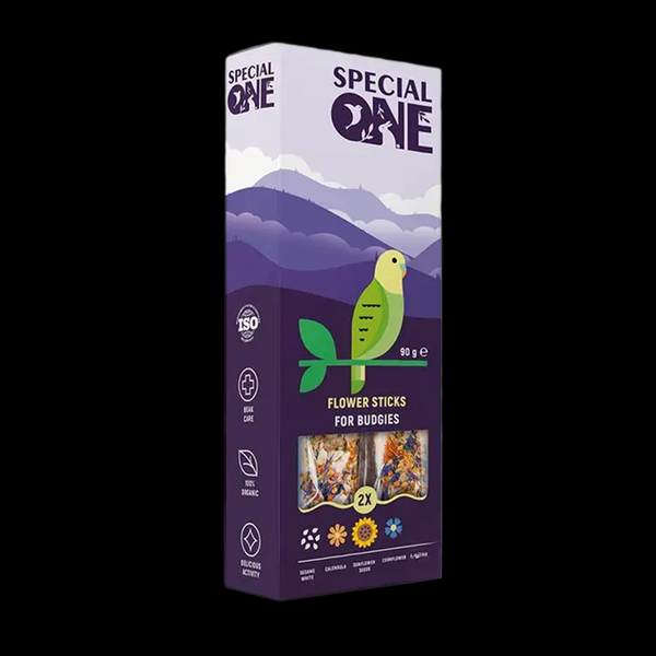 Палички Special One "Фруктові" для хвилястих папуг, 90г